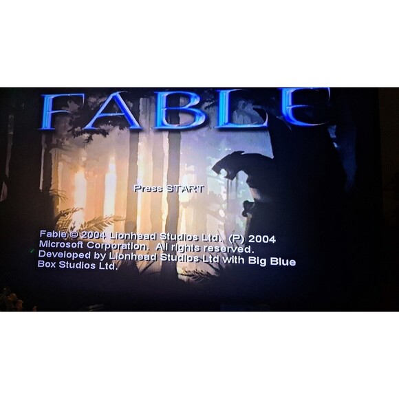 2004 MICROSOFT XBOX LIONHEAD STUDIOS FABLE BLACK LABEL CIB TESTED WORKS - Picture 2 of 7